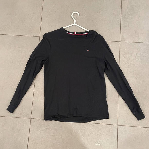 Men's Tommy Hilfiger Long Sleeve Cotton Shirt - Picture 2 of 6